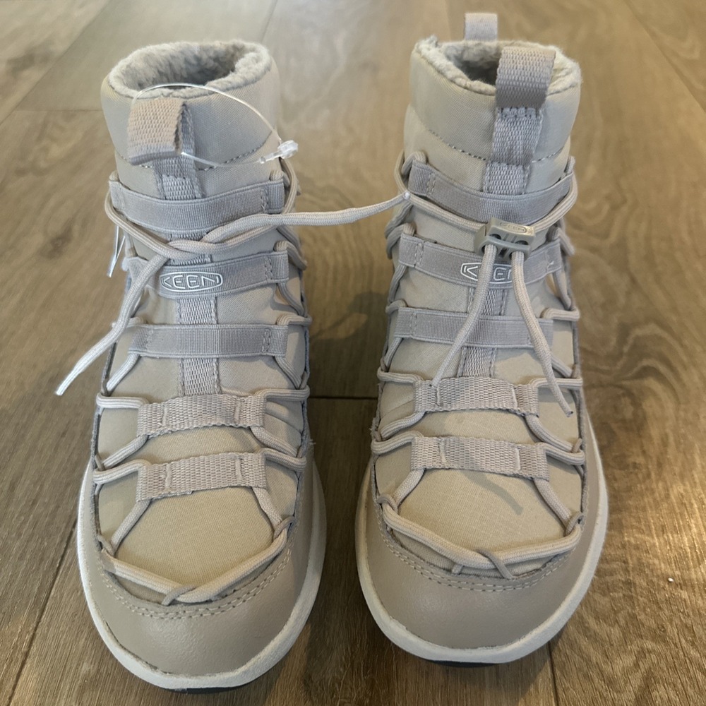 New Keen Womens Uneek Safari/Birch Chukka All Weather Keen Dry Boots Size 5 * - Picture 6 of 10